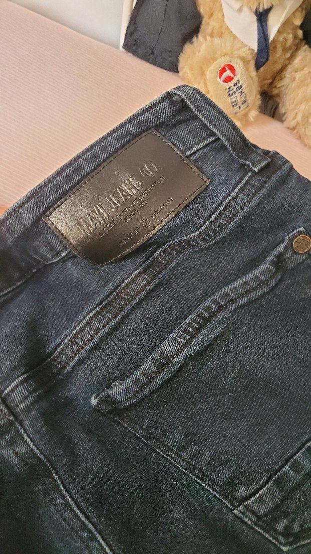 Erkek Mavi Regular Fit Denim Kot Pantolon - Görsel 4