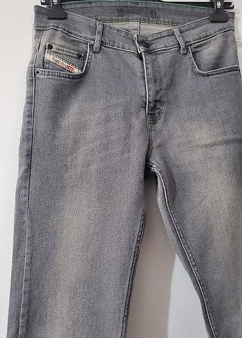 Gri Regular Fit Erkek Denim Pantolon - Görsel 2