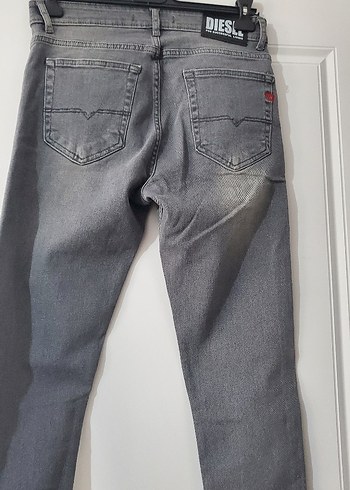 Gri Regular Fit Erkek Denim Pantolon - Görsel 5