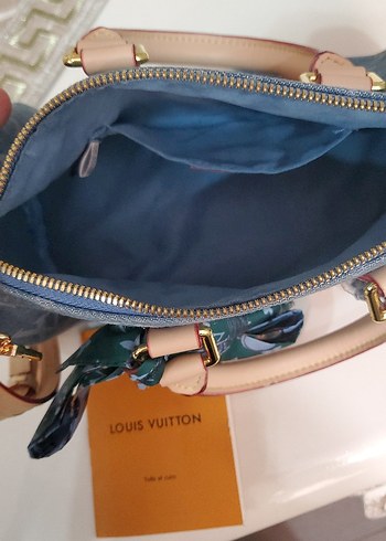 Mavi Baskılı Denim Kadın Çanta - Görsel 6