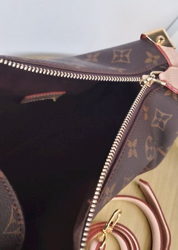 Klasik Vintage Kahverengi Deri Kadın Çantası - Görsel 5