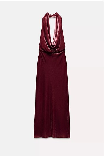 Zara şarap bordo elbise????