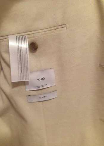tek beden Beden beyaz Renk mango blazer ceket