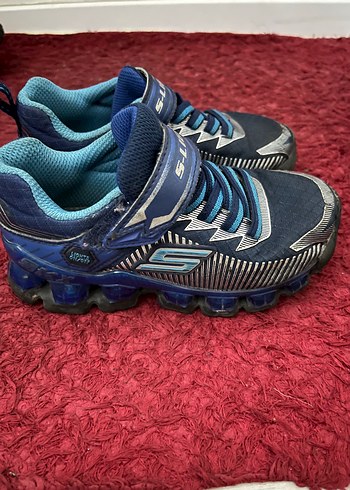 Skechers Lacivert Desenli Erkek Çocuk Spor Ayakkabı