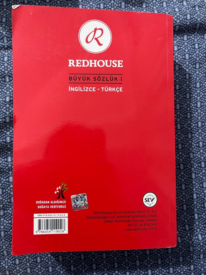 Redhouse İngilizce-Türkçe Büyük Sözlük - Görsel 2