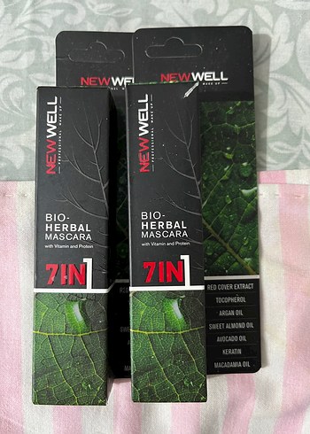Beden Renk New Well 7IN1 Besleyici Siyah Maskara kullanılmadı fiyat son