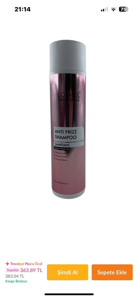 Loshel Sıvı Saç Kremi ve Anti Frizz Şampuan - Görsel 5