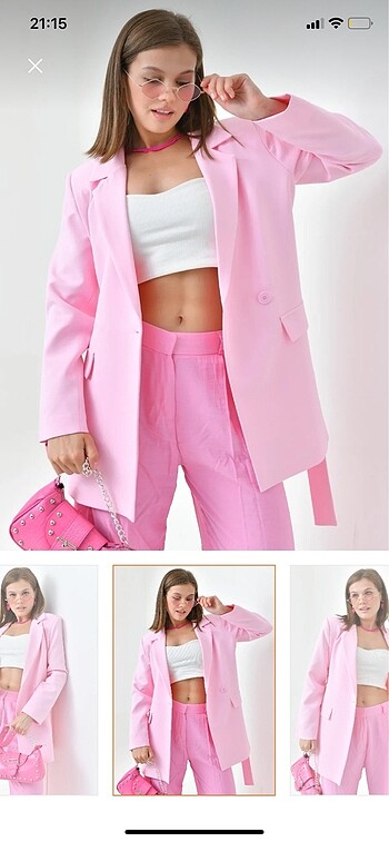 Kuşakı blazer
