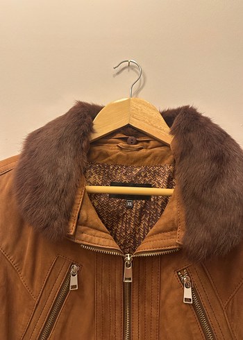 Derimod %100 Deri Süet Ceket - Görsel 6