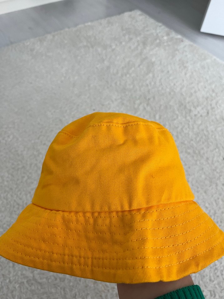 Sarı Kadın Sokak Stili Şapka - Görsel 2