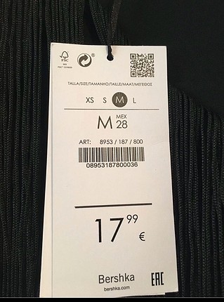 m Beden siyah Renk Hiç giyilmedi.
