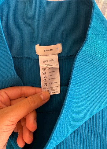 Lacivert Fitilli Hamile Mini Şort - Görsel 2