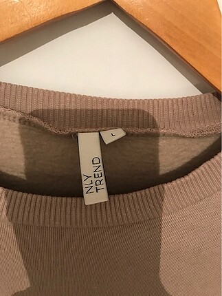 H&M Taş rengi sweatshirt