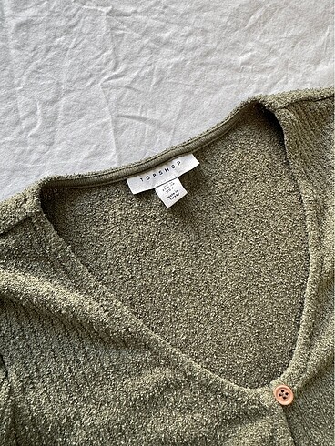 s Beden Yeşil triko crop
