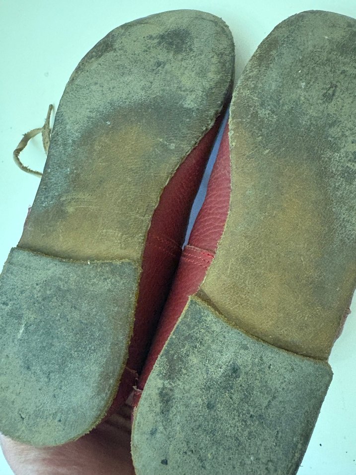 Hakiki Deri El Yapımı Babet - Görsel 5