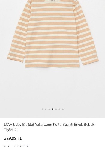 LCW Baby Erkek Bebek 2'li Uzun Kollu Tişört - Görsel 3