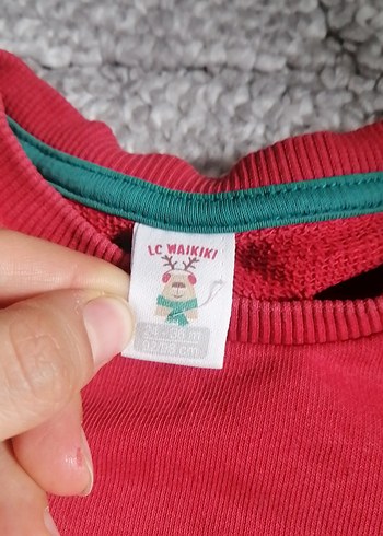 Kızaklı Kırmızı Erkek Sweatshirt - Görsel 5