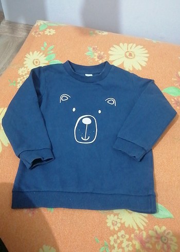 LCW Erkek Bebek Baskılı Bisiklet Yaka Sweatshirt - Görsel 2