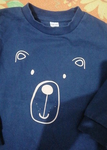 LCW Erkek Bebek Baskılı Bisiklet Yaka Sweatshirt - Görsel 3