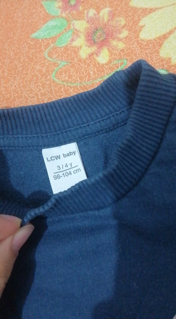 LCW Erkek Bebek Baskılı Bisiklet Yaka Sweatshirt - Görsel 4