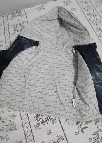 Kapüşonlu, Fermuarlı Erkek Çocuk Mont - Görsel 3