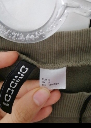 Haki Kadın Salaş Sweatshirt - Görsel 3