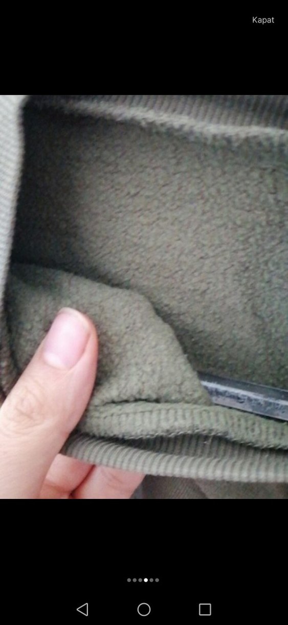 Haki  Kadın Salaş Sweatshirt - Görsel 4