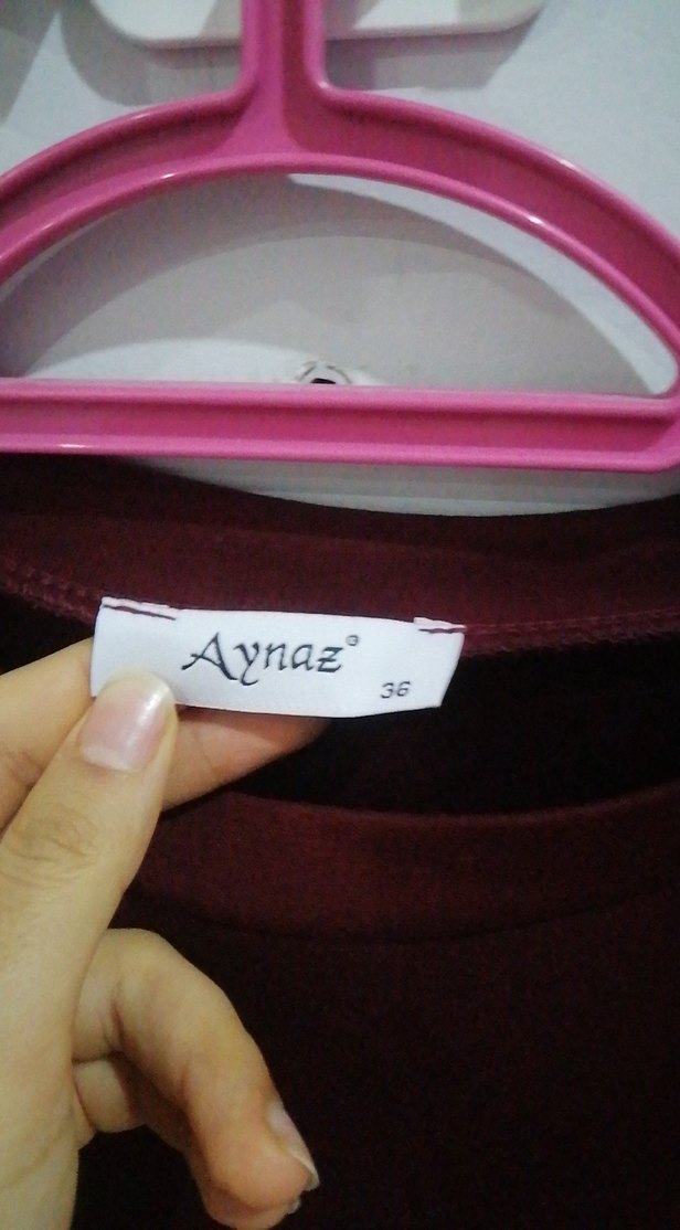 Bordo tesettür ikili takım - Görsel 4