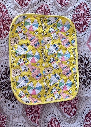 Renkli Baskılı kedi minderi miyav marka - Görsel 2