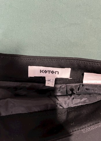Koton Siyah Basic Mini Etek