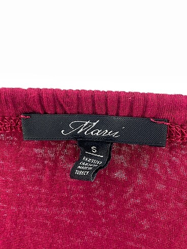 s Beden bordo Renk Mavi Jeans Bluz %70 İndirimli.