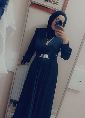 Siyah tesettür abiye kusursuz