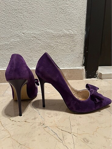 Diğer mor süet stiletto
