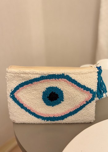 Nakışlı Püsküllü Örgü Kadın Portföy Çanta - Görsel 3
