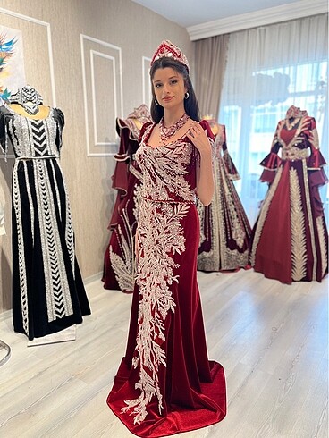 Kırmızı sıfır yeni sezon kaftan