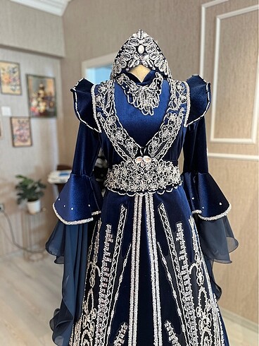 l Beden lacivert Renk Lacivert sıfır kaftan