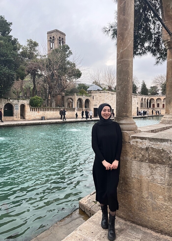 Tesettür Triko Elbise - Görsel 2