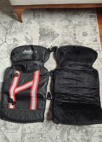 Siyah Kayışlı Motosiklet Diz Koruyucu