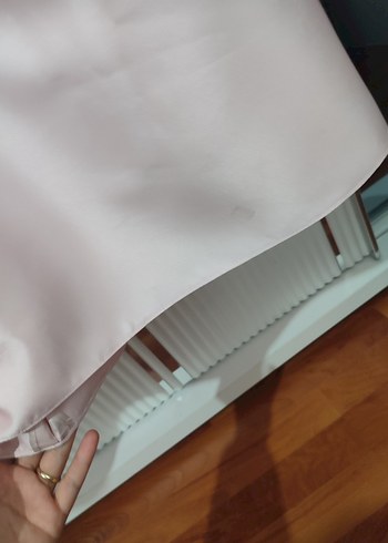 Pronovias Pudra Rengi Straplez Uzun Abiye - Görsel 7