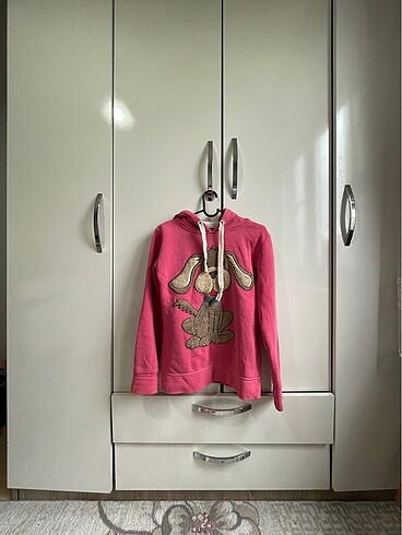 s Beden pembe Renk Sweatshirt az kullanılmış