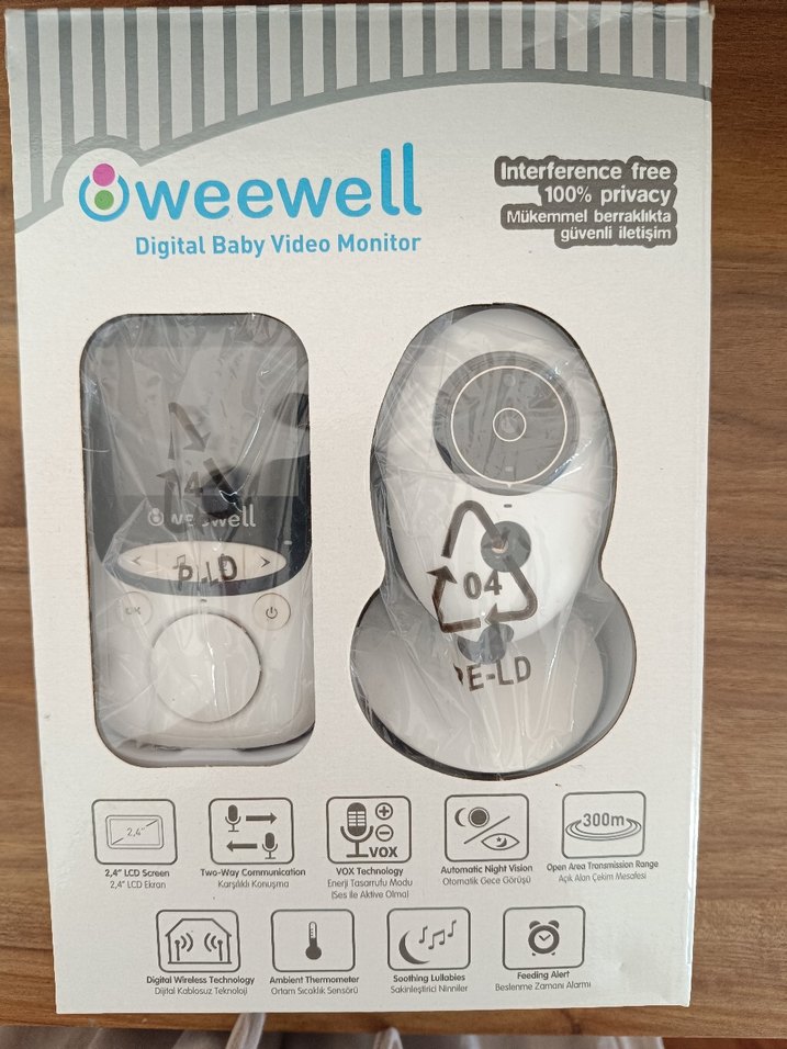 weewell Bebek Monitörü ve Kamera Seti - Görsel 5