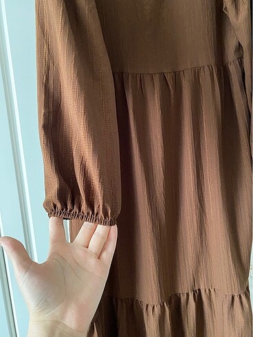 40 Beden kahverengi Renk Trendyol modest
