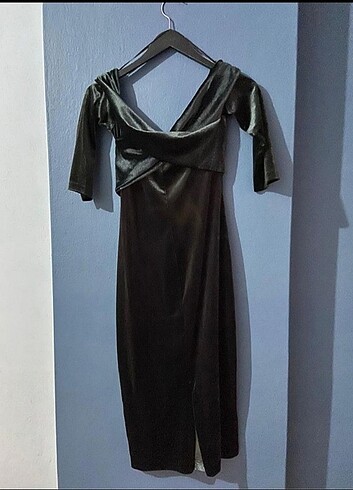 Zara Kadife elbise