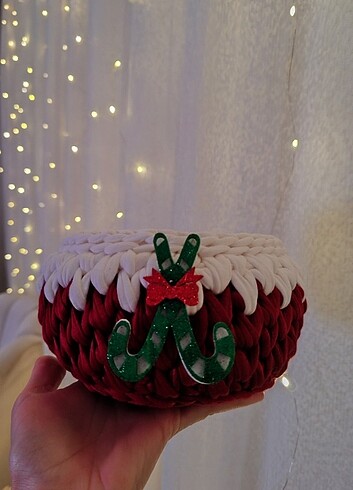 Dekoratif Yılbaşı Sepeti - Görsel 2