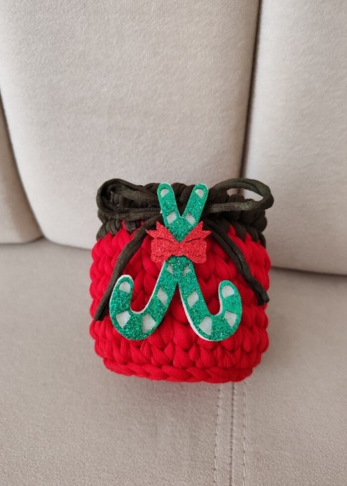 Yılbaşı Dekoratif Fırçalık/Kalemlik  - Görsel 3