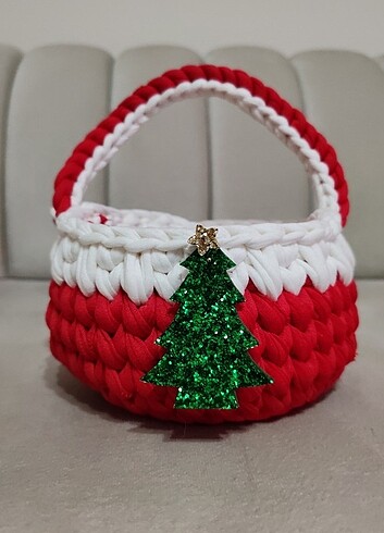 Dekoratif Yılbaşı Sepetleri - Görsel 9