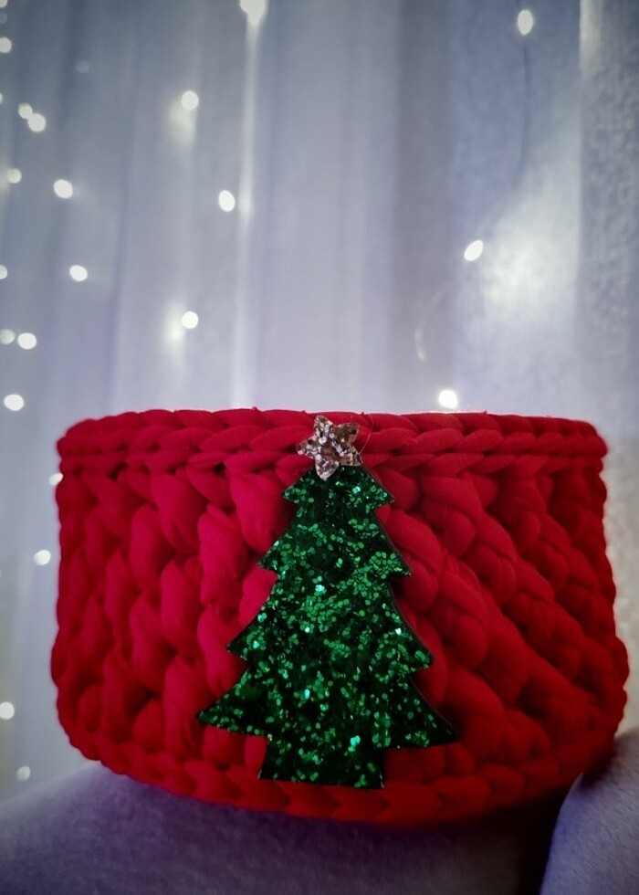 Dekoratif Yılbaşı Sepetleri  - Görsel 2