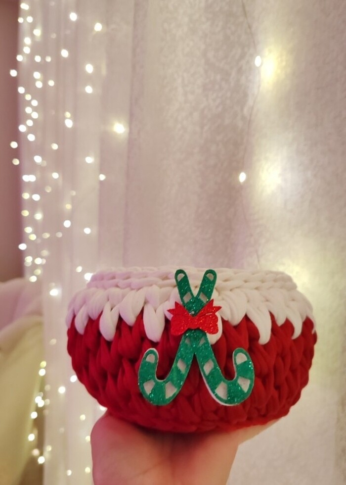 Dekoratif Yılbaşı Sepetleri  - Görsel 3