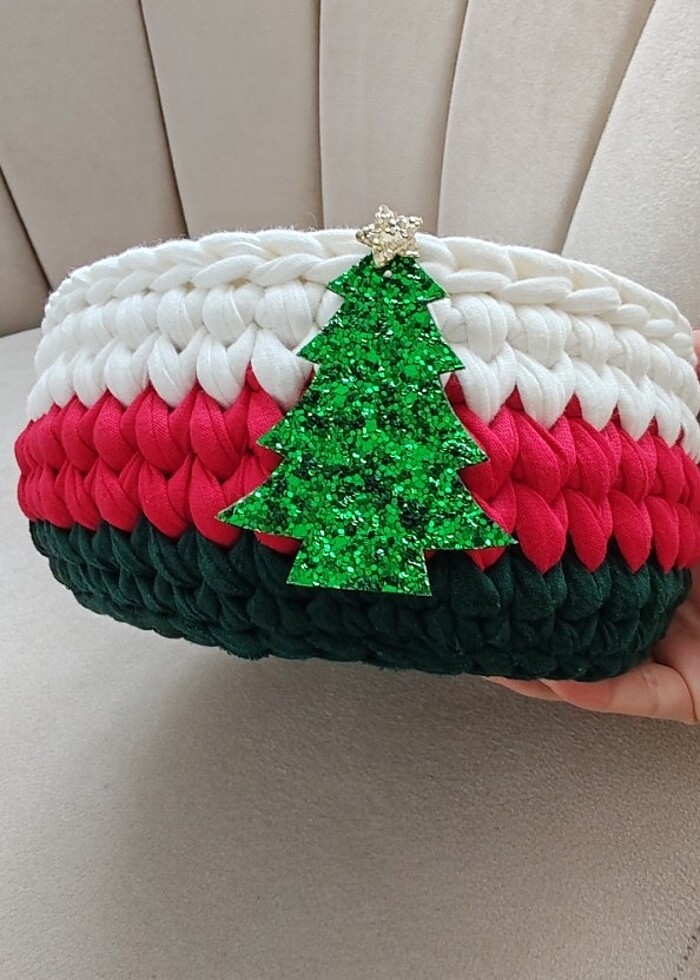 Dekoratif Yılbaşı Sepetleri  - Görsel 5