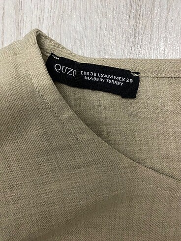 Quzu Klasik kolsuz üst